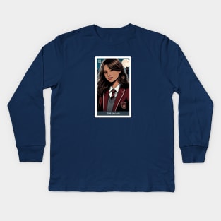 the moon - house of anubis tarot card Kids Long Sleeve T-Shirt